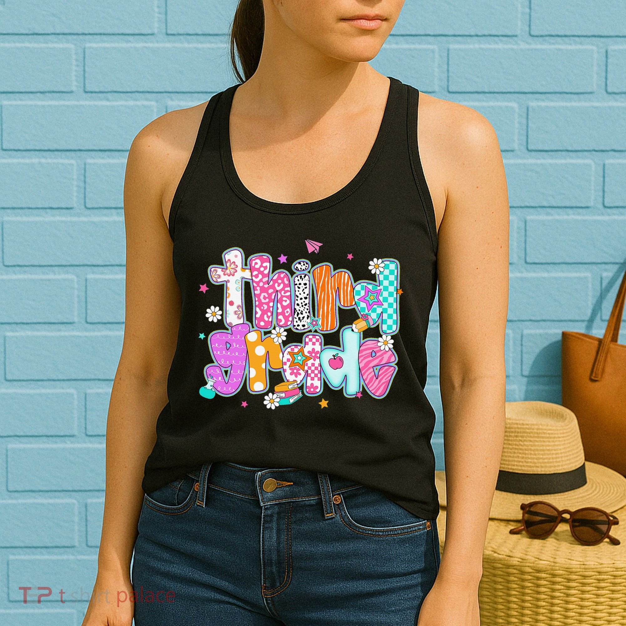 Last Day Of School 3rd Grade Graduation Teacher Student Women's Tank Top