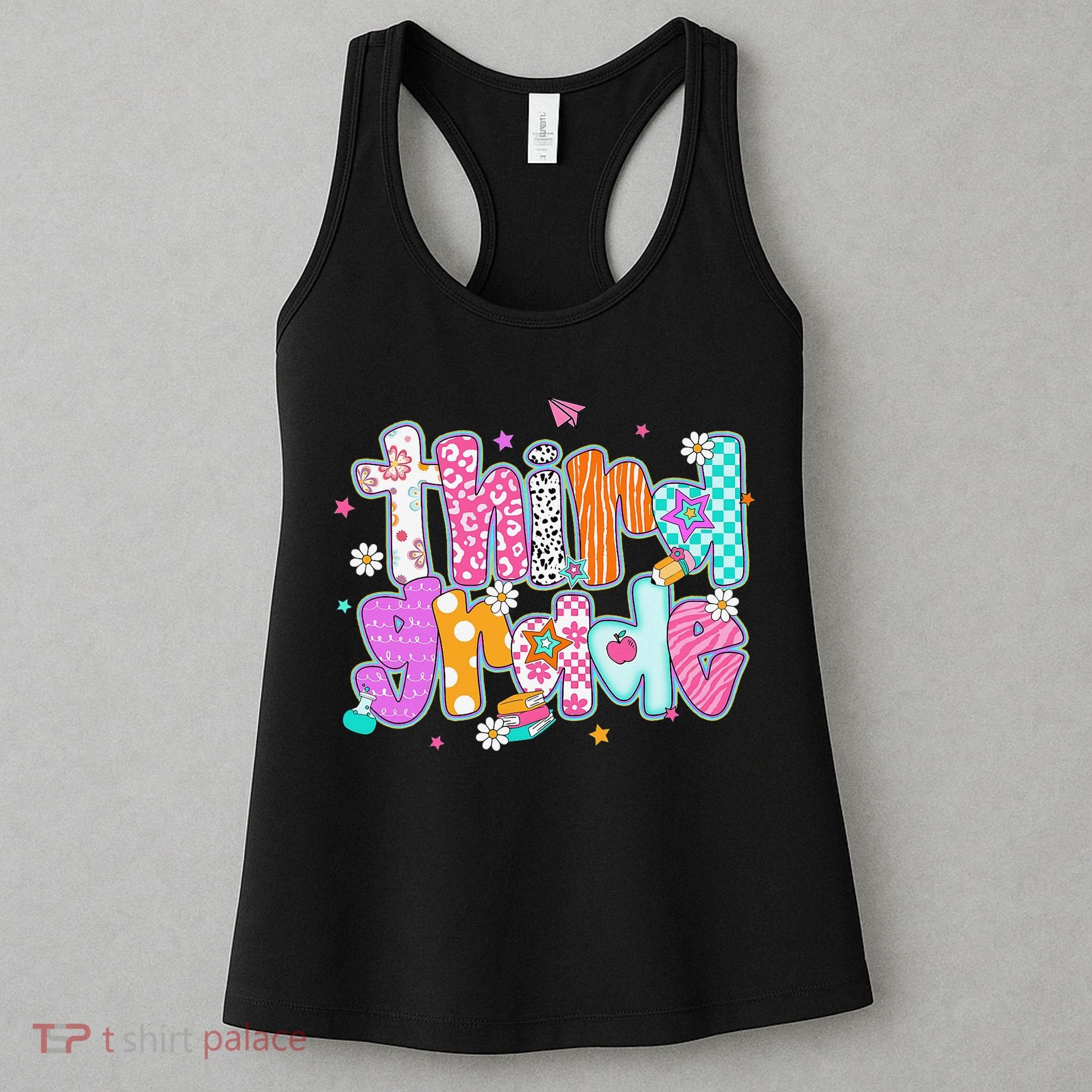 Last Day Of School 3rd Grade Graduation Teacher Student Women's Tank Top