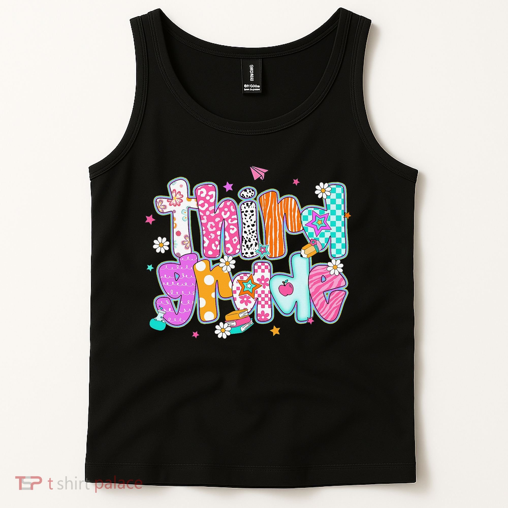 Last Day Of School 3rd Grade Graduation Teacher Student Tank Top
