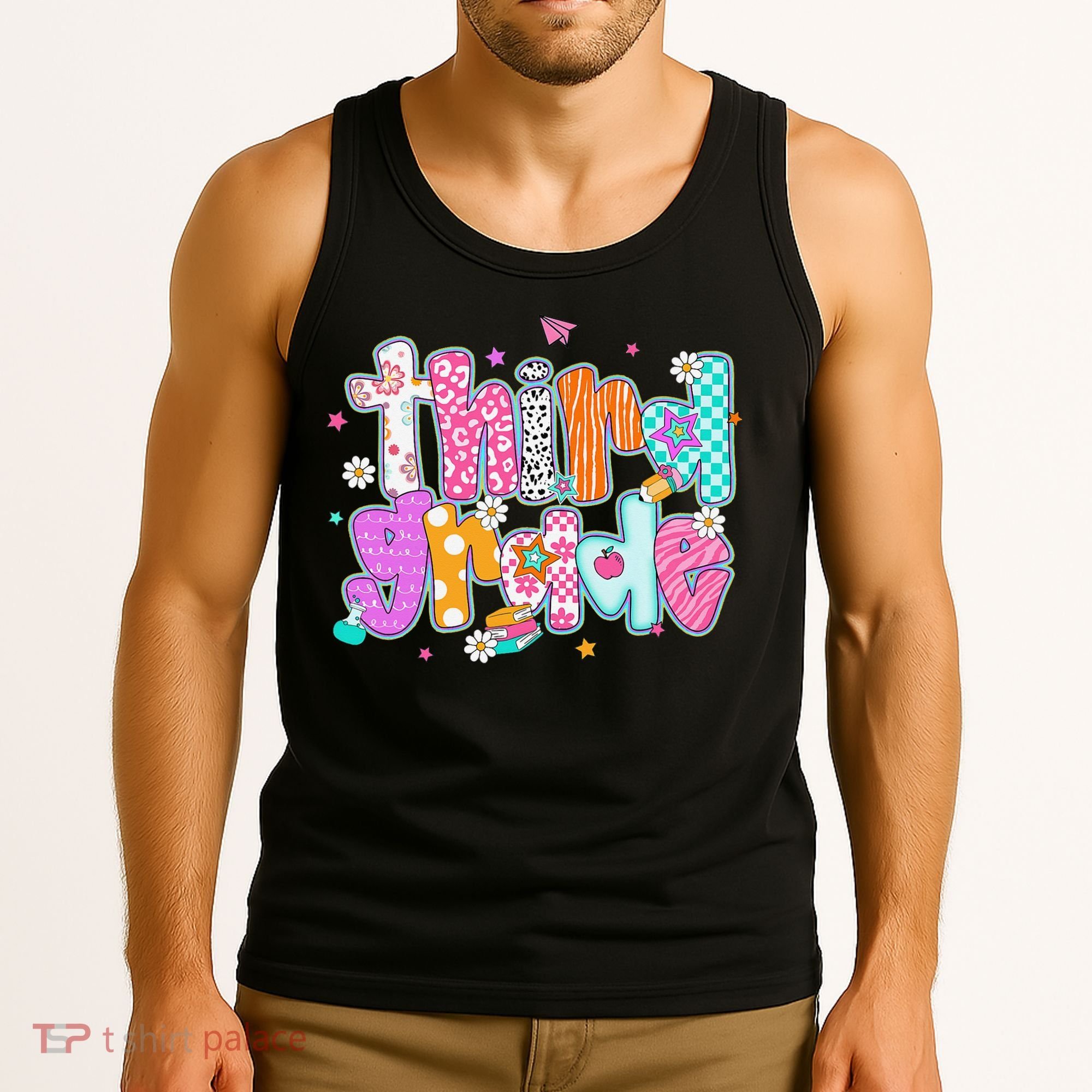 Last Day Of School 3rd Grade Graduation Teacher Student Tank Top