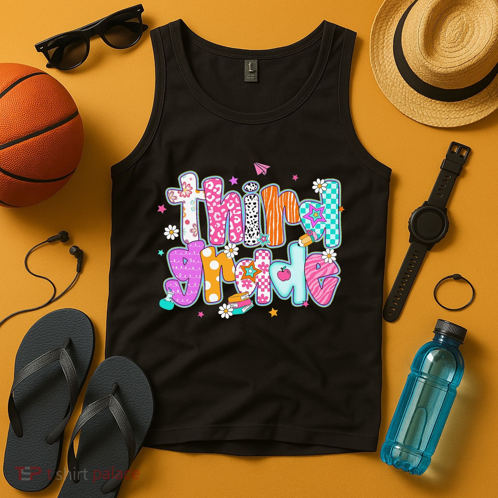 Last Day Of School 3rd Grade Graduation Teacher Student Tank Top