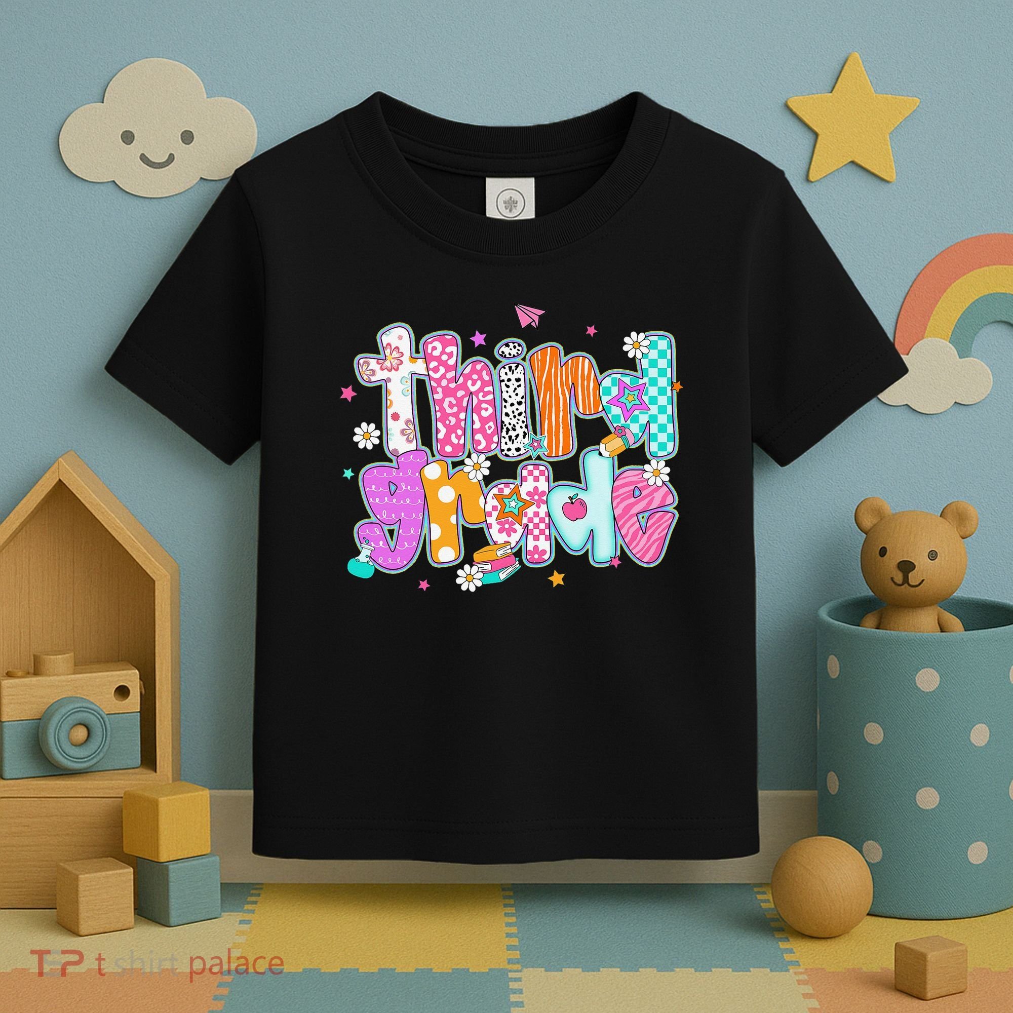 Last Day Of School 3rd Grade Graduation Teacher Student Toddler T-Shirt
