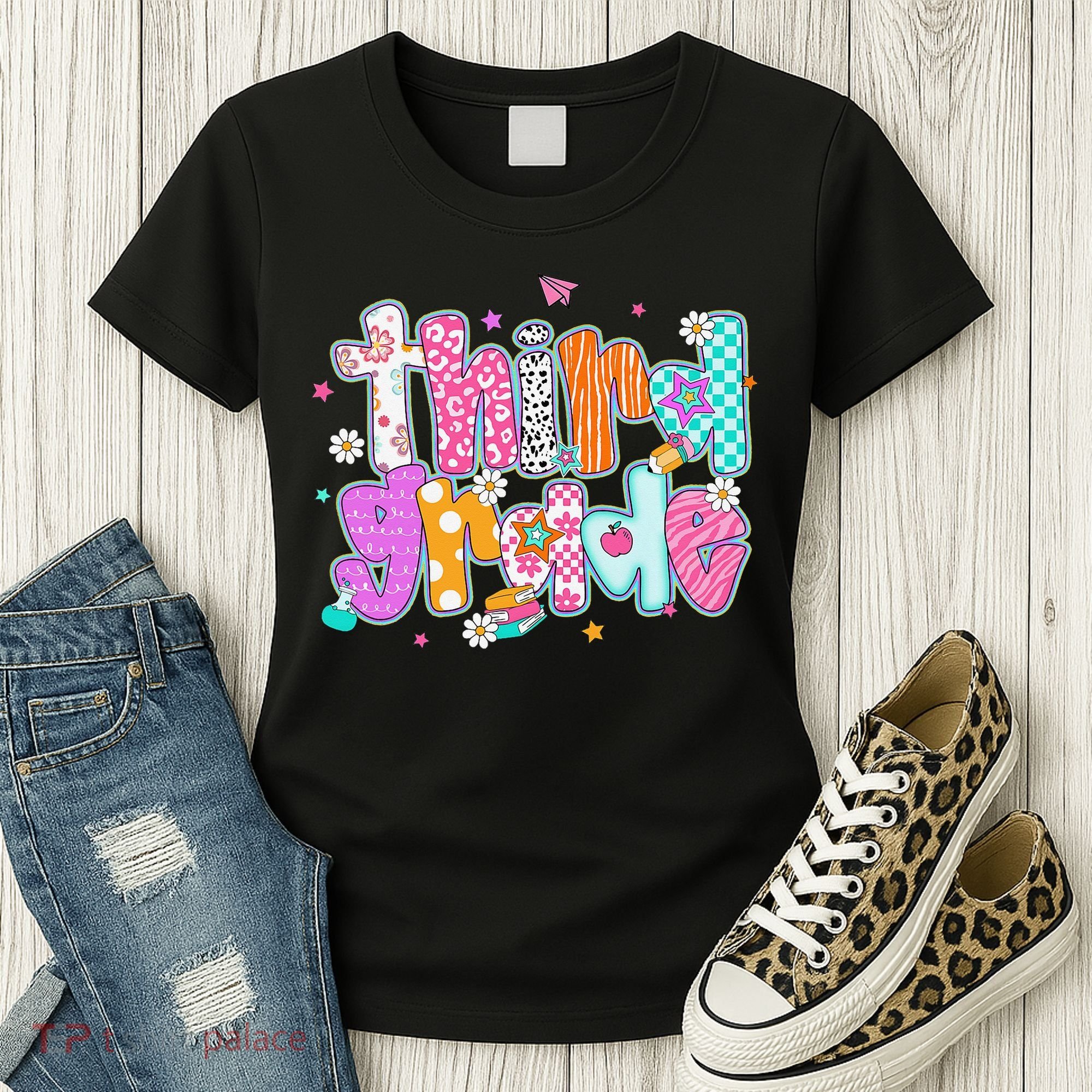 Last Day Of School 3rd Grade Graduation Teacher Student Women's T-Shirt