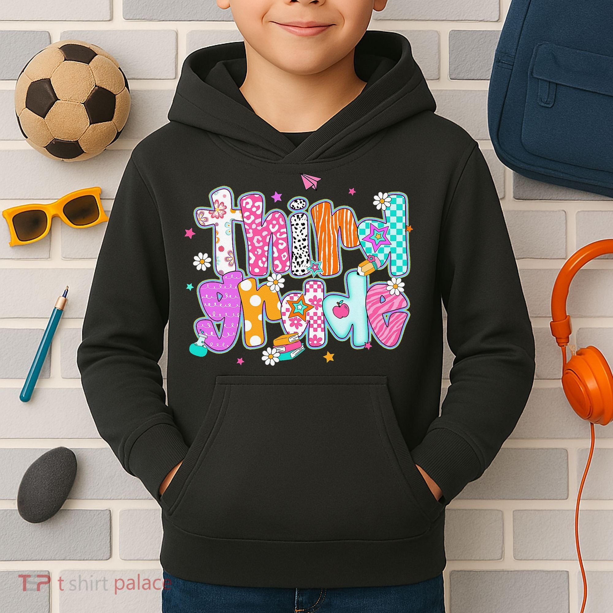 Last Day Of School 3rd Grade Graduation Teacher Student Kids Hoodie