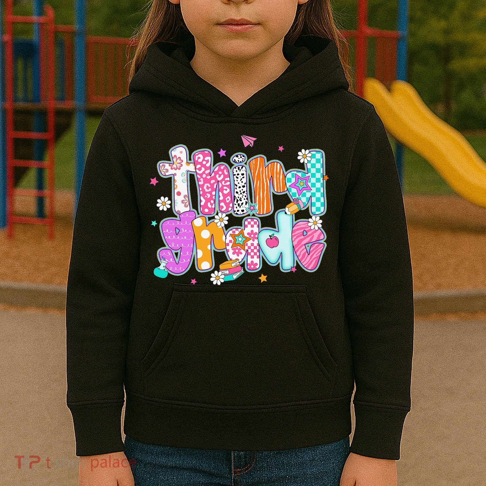 Last Day Of School 3rd Grade Graduation Teacher Student Kids Hoodie