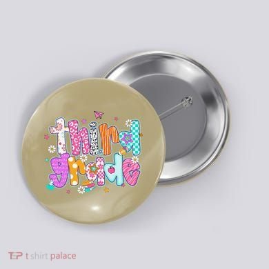 Last Day Of School 3rd Grade Graduation Teacher Student Button