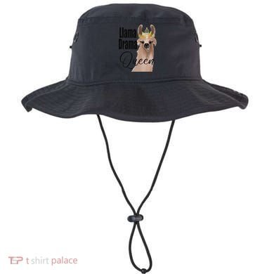 Llama Drama Queen Featuring An Adorable Llama With Crown_1 Gift Bucket Hat