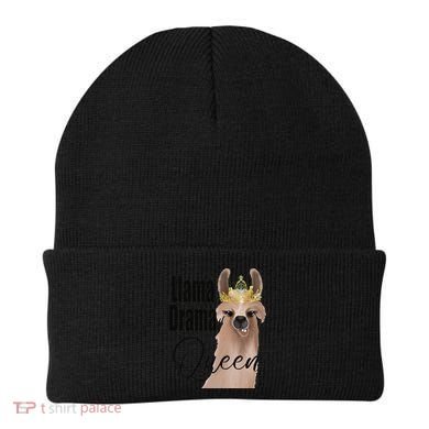 Llama Drama Queen Featuring An Adorable Llama With Crown_1 Gift Beanie