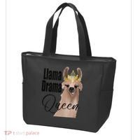 Llama Drama Queen Featuring An Adorable Llama With Crown_1 Gift Tote Bag thumb 3