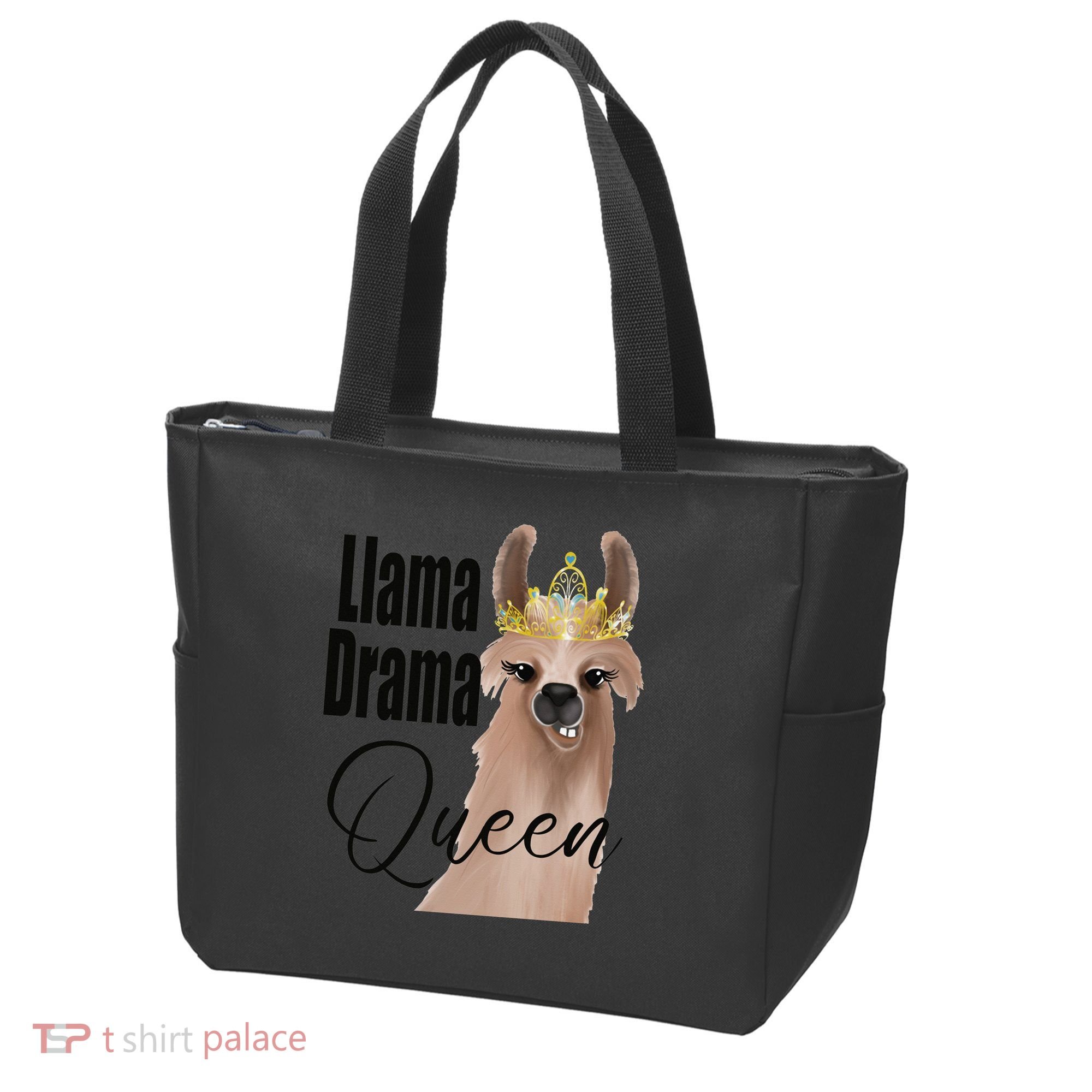Llama Drama Queen Featuring An Adorable Llama With Crown_1 Gift Tote Bag