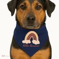 Little Dreamer Rainbow Cute Gift USA-Made Doggie Bandana thumb 1