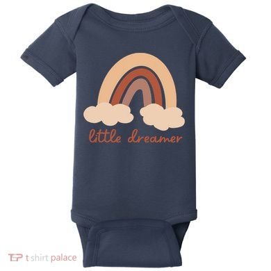 Little Dreamer Rainbow Cute Gift Baby Bodysuit