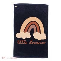 Little Dreamer Rainbow Cute Gift Golf Towel thumb 0