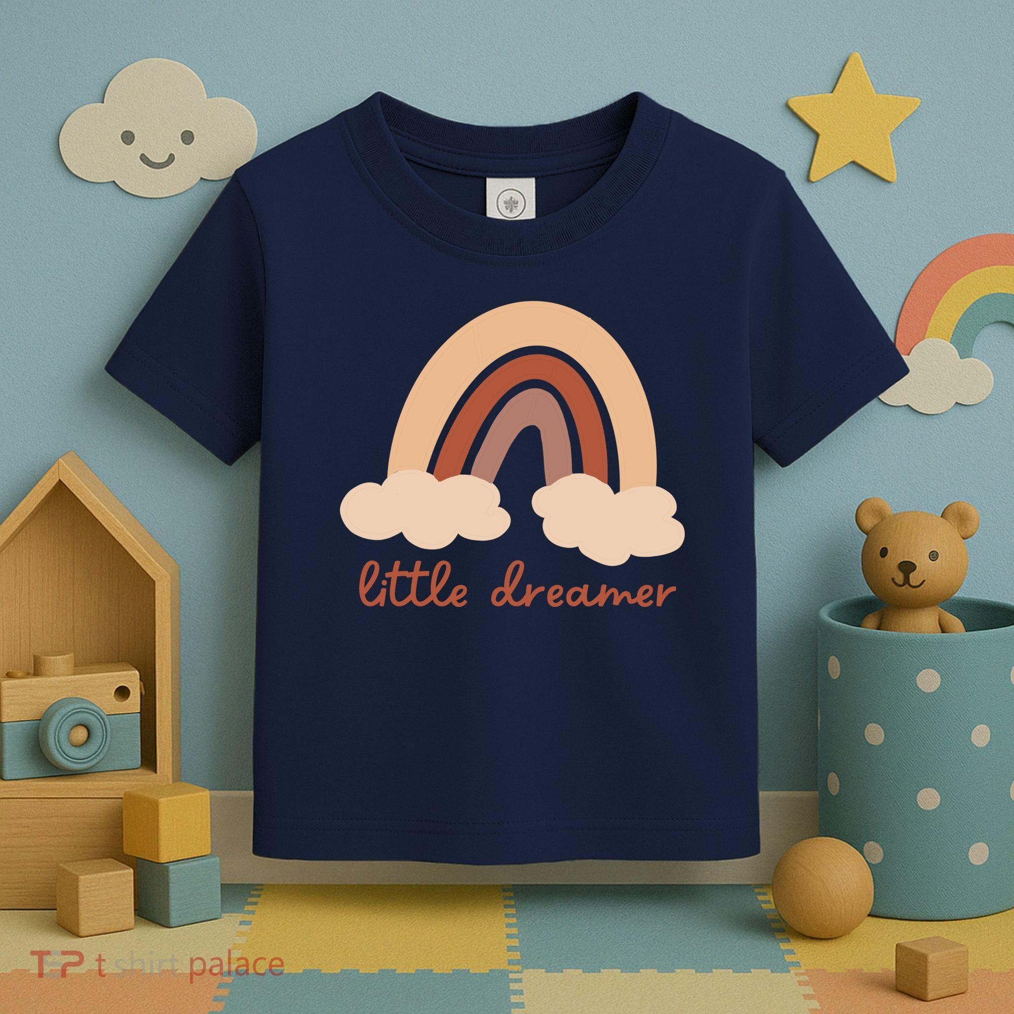 Little Dreamer Rainbow Cute Gift Toddler T-Shirt