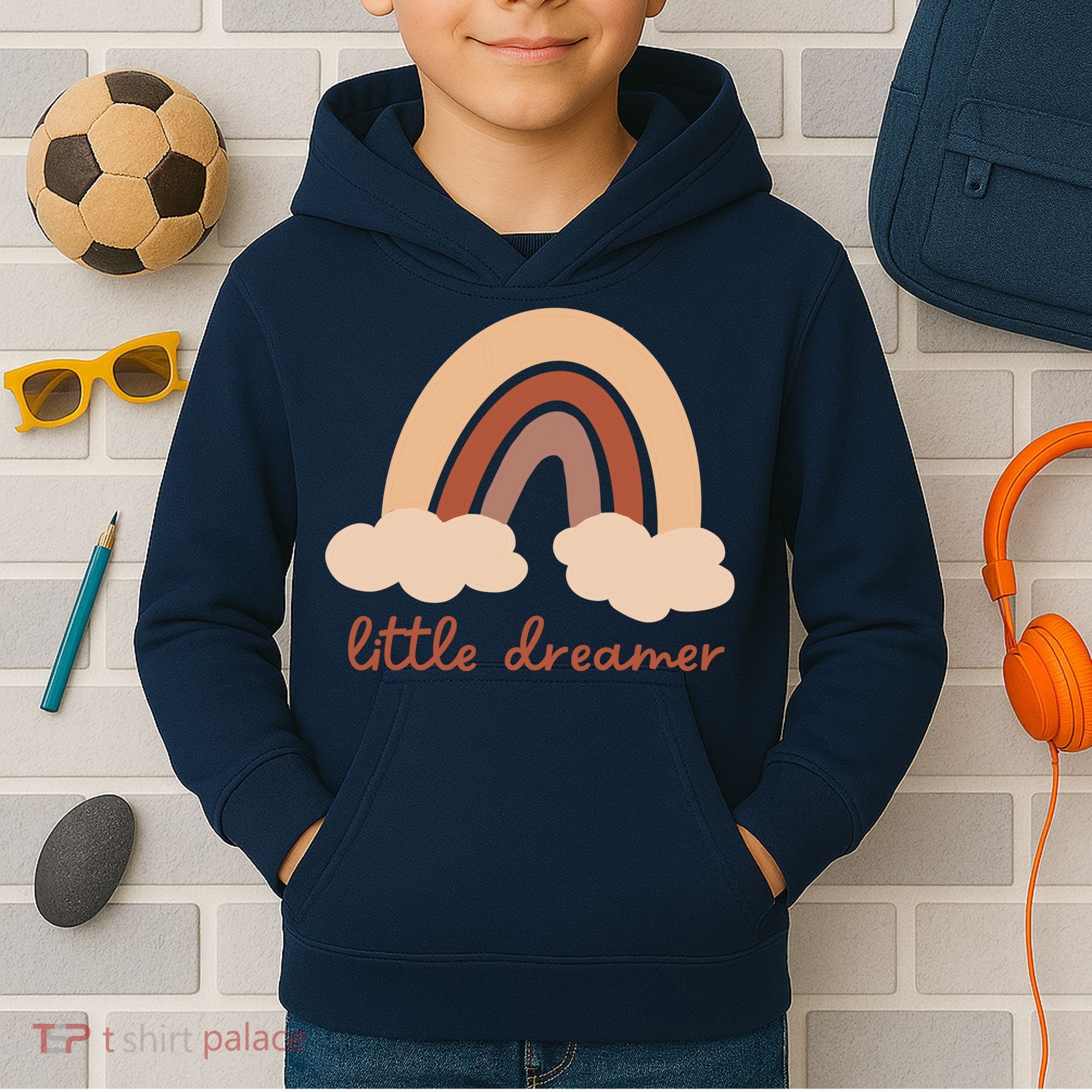 Little Dreamer Rainbow Cute Gift Kids Hoodie
