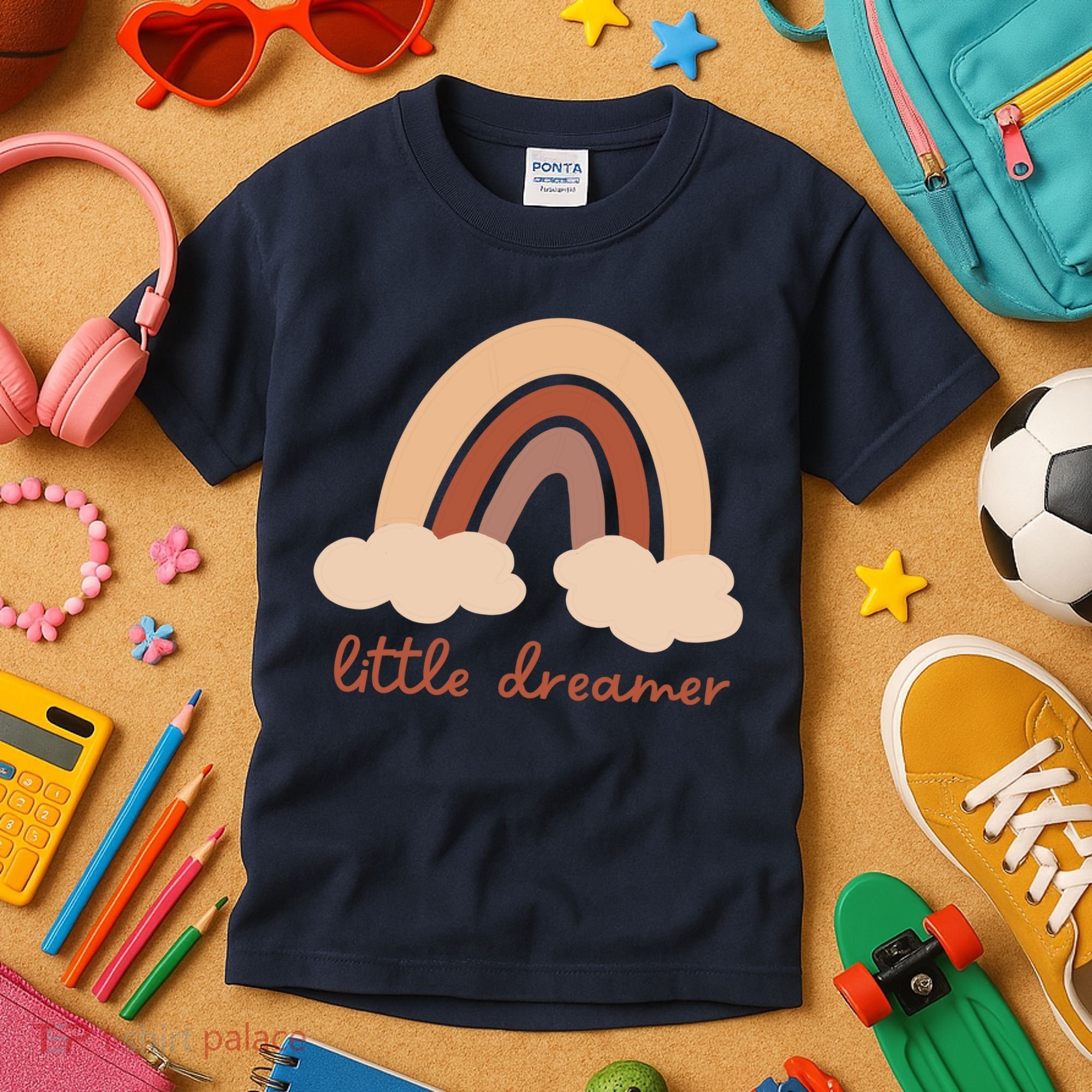 Little Dreamer Rainbow Cute Gift Kids T-Shirt