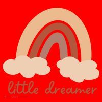 Little Dreamer Rainbow Cute Gift Santa Hat thumb 1