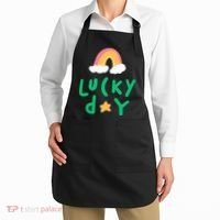 Lucky Day Rainbow Star St Patrick's Day Apron thumb 2