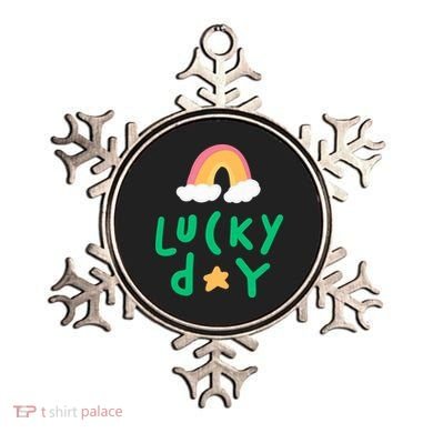 Lucky Day Rainbow Star St Patrick's Day Ornament