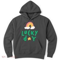 Lucky Day Rainbow Star St Patrick's Day Hoodie thumb 0