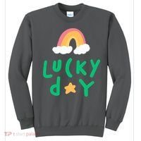 Lucky Day Rainbow Star St Patrick's Day Sweatshirt thumb 0