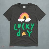 Lucky Day Rainbow Star St Patrick's Day T-Shirt thumb 5
