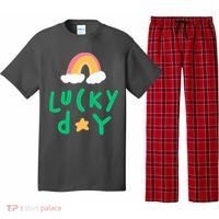 Lucky Day Rainbow Star St Patrick's Day Pajama Set thumb 0