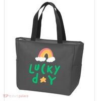 Lucky Day Rainbow Star St Patrick's Day Tote Bag thumb 3