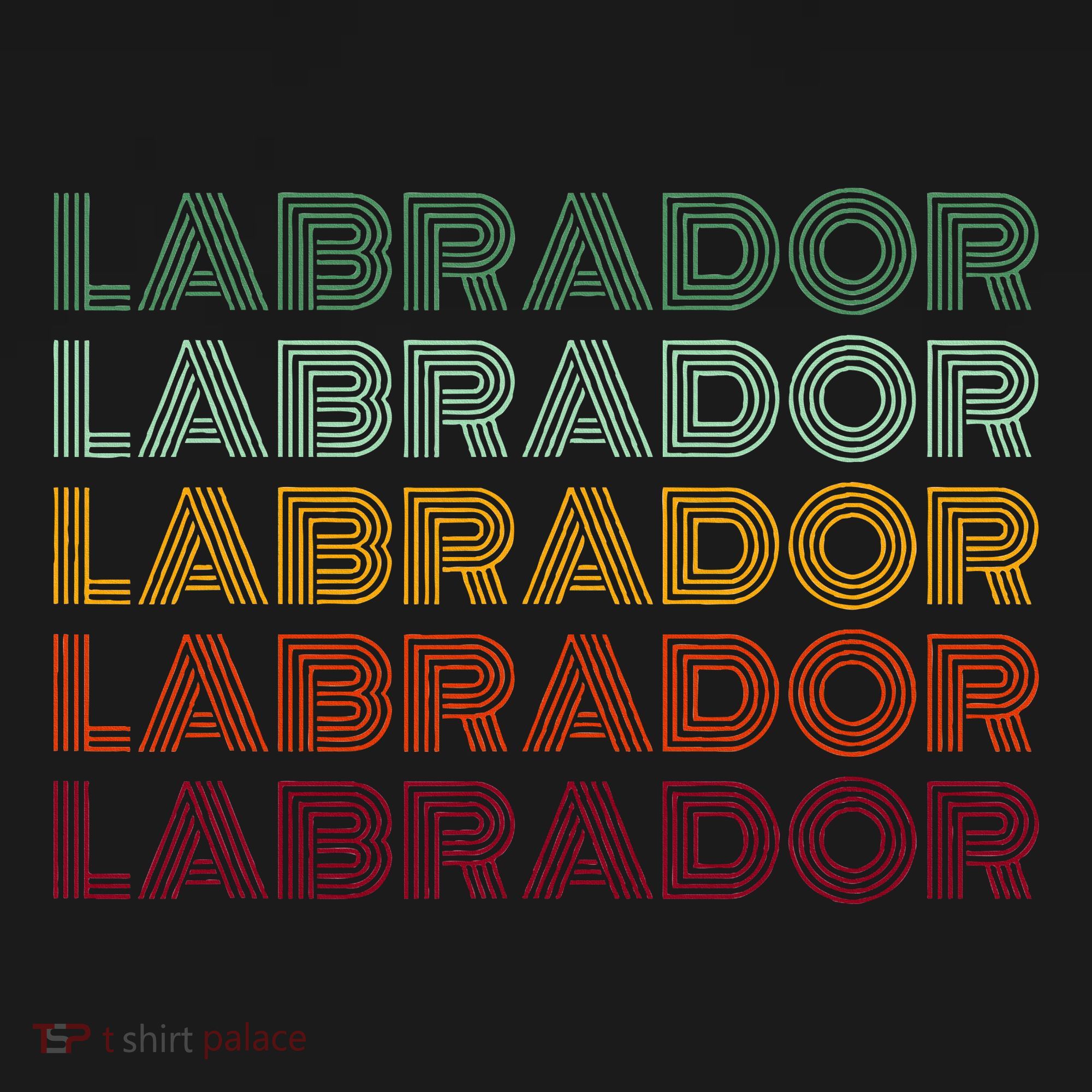 Labrador Dog Retro Doggie Tank