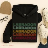 Labrador Dog Retro Hoodie thumb 4