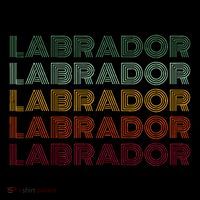 Labrador Dog Retro Long Sleeve Shirt thumb 2