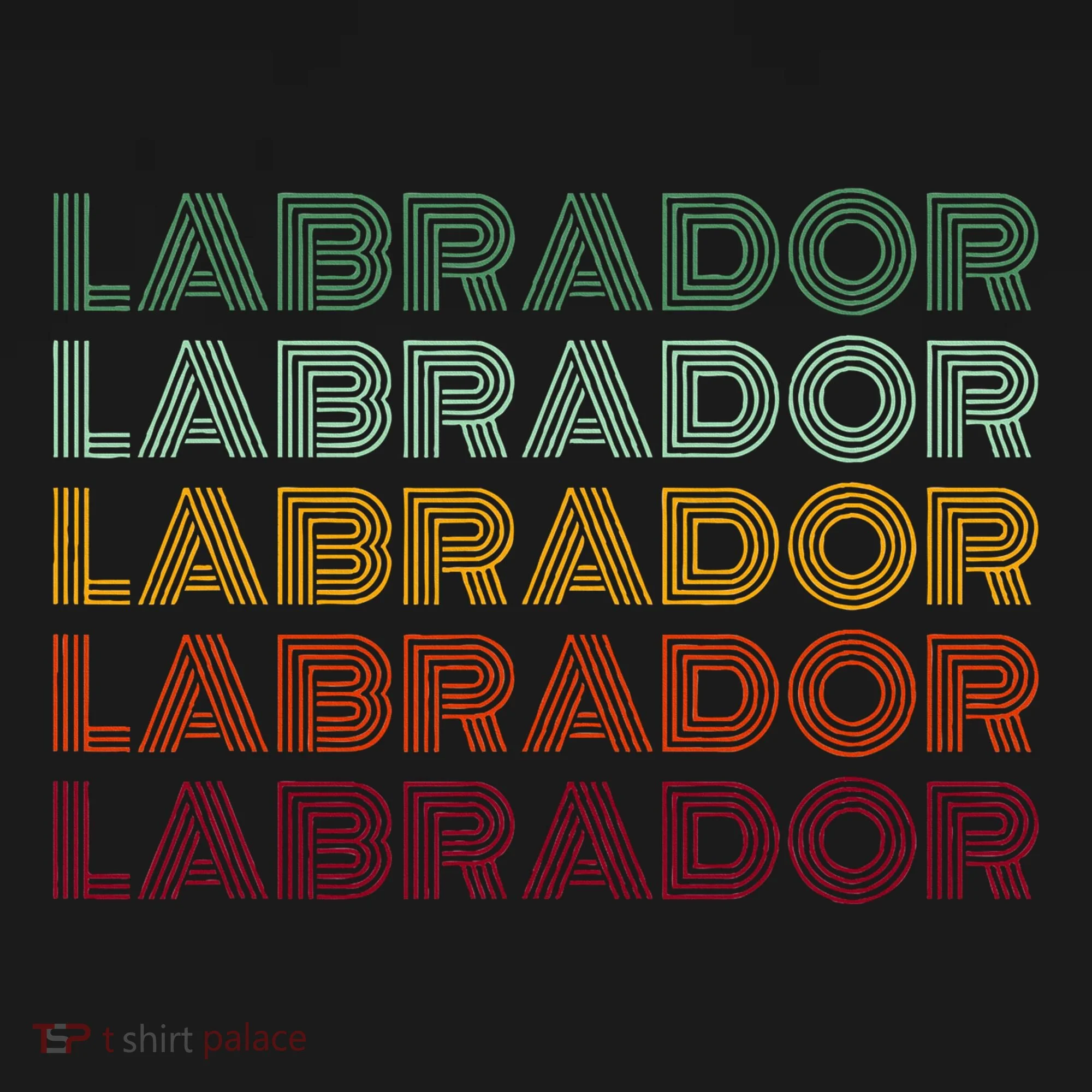 Labrador Dog Retro Long Sleeve Shirt