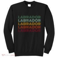 Labrador Dog Retro Sweatshirt thumb 0