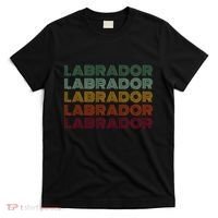 Labrador Dog Retro T-Shirt thumb 0