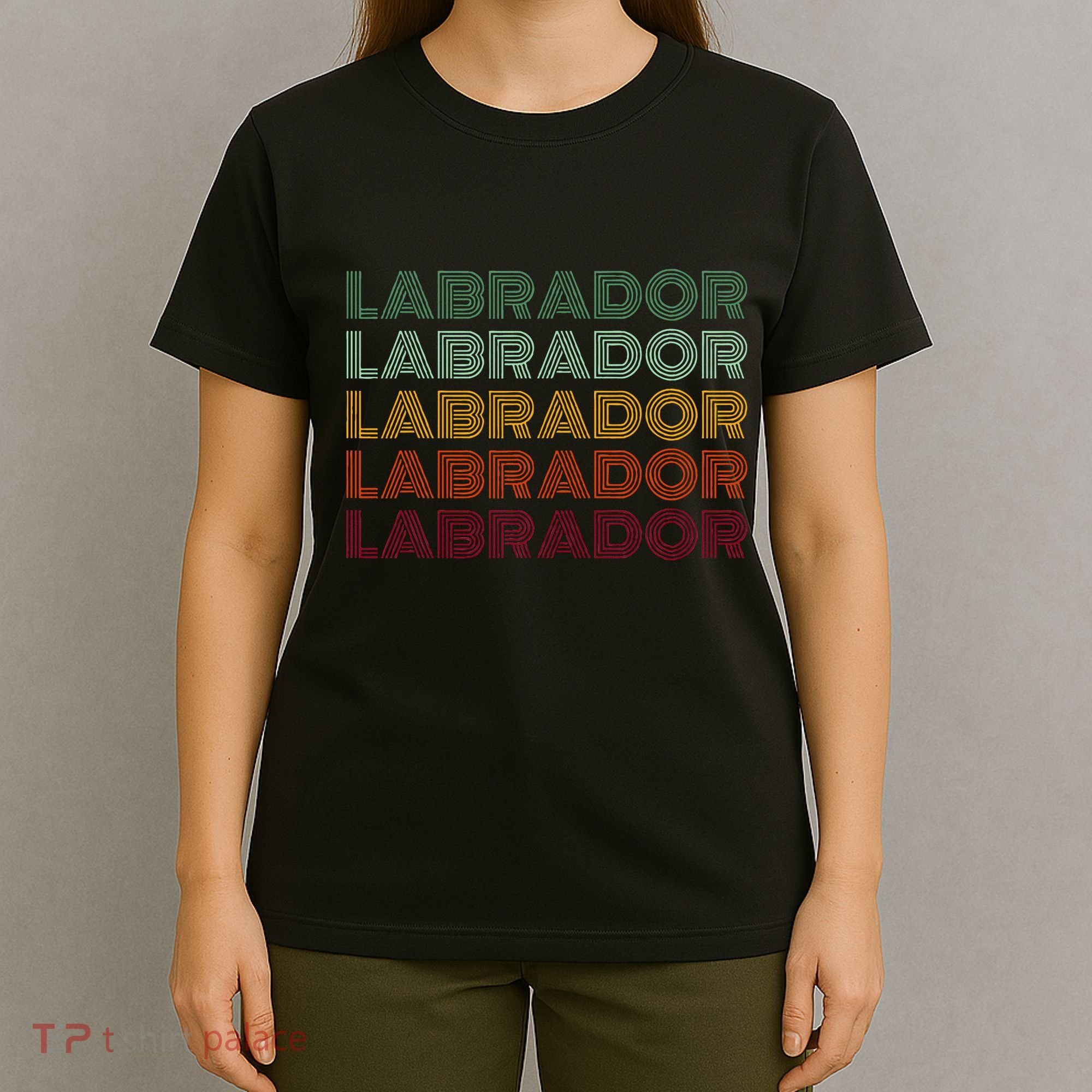 Labrador Dog Retro T-Shirt