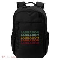 Labrador Dog Retro Backpack thumb 0