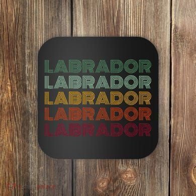 Labrador Dog Retro Coaster