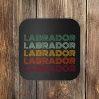 Labrador Dog Retro Coaster thumb 0