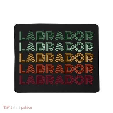 Labrador Dog Retro Mousepad