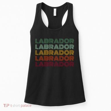 Labrador Dog Retro Women's Tank Top