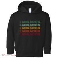 Labrador Dog Retro Toddler Hoodie thumb 0