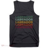 Labrador Dog Retro Tank Top thumb 0