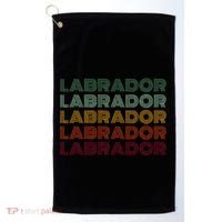 Labrador Dog Retro Golf Towel thumb 0