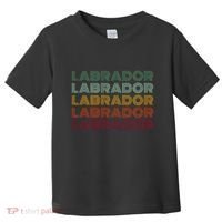 Labrador Dog Retro Toddler T-Shirt thumb 0