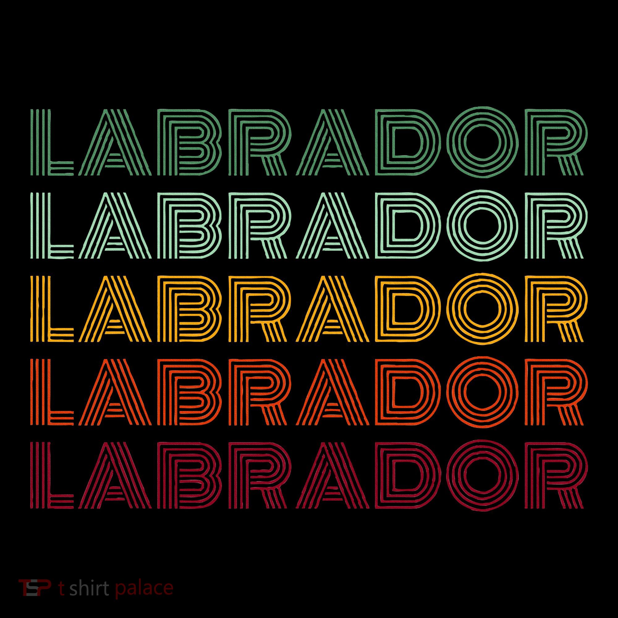 Labrador Dog Retro Women's Long Sleeve Shirt