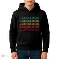 Labrador Dog Retro Kids Hoodie thumb 4