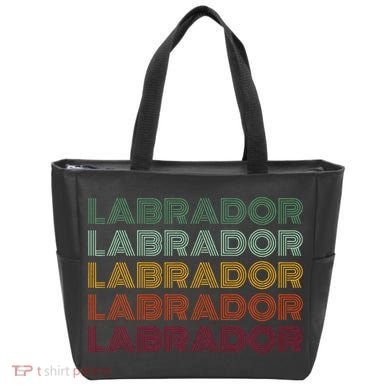 Labrador Dog Retro Tote Bag