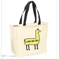 Llama Del Rey Lana Funny Music Animal Tote Bag thumb 2