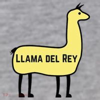 Llama Del Rey Lana Funny Music Animal Infant Fleece One Piece thumb 2