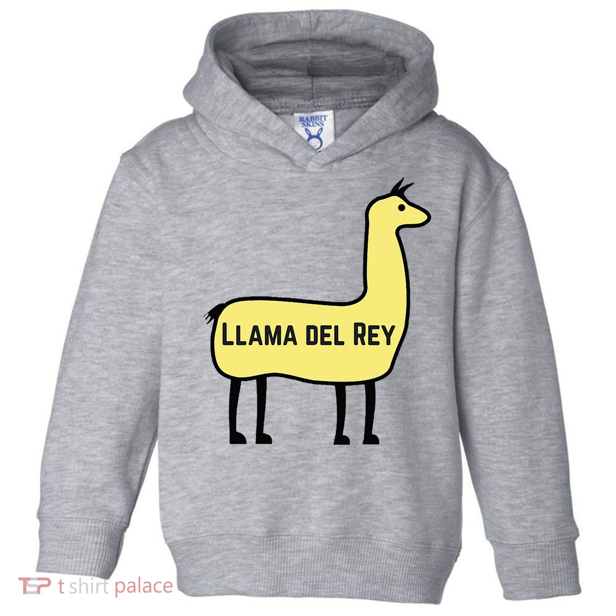 Llama Del Rey Lana Funny Music Animal Toddler Hoodie